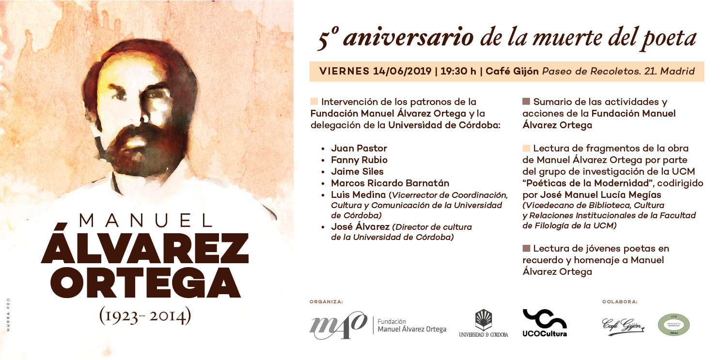 Acto homenaje a Manuel Álvarez Ortega